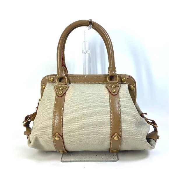 Auth LOUIS VUITTON M48827 Antigua Sac de Nuit PM Toal Trianon Shoulder Bag Hand - Picture 1 of 14